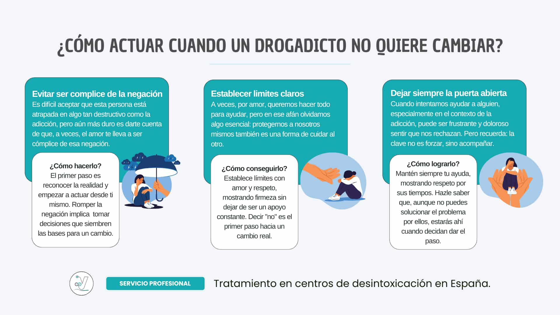 ¿Qué hacer si un adicto no quiere recibir ayuda? Claves para no perder la esperanza